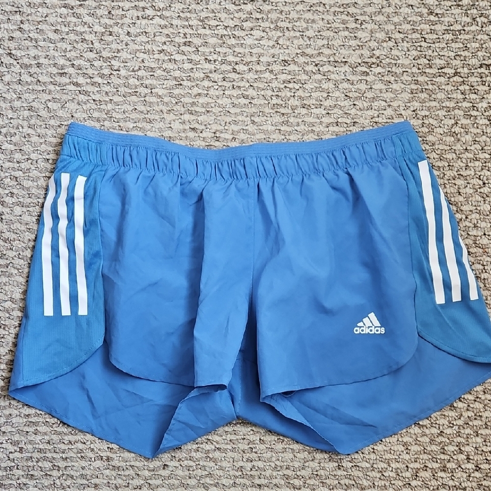 Adidas Women's Blue running Shorts medium